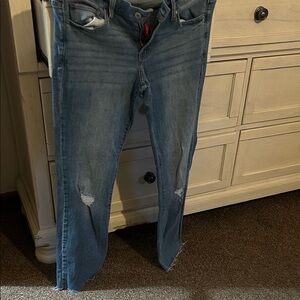 Lucky Brand Light Blue Distressed Ankle Jeans